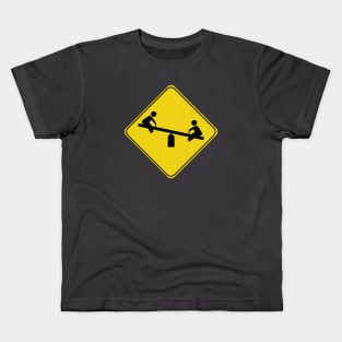 Caution Children At Play Kids T-Shirt